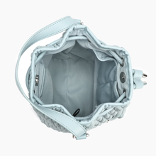 Load image into Gallery viewer, Ripple Plush Crossbody Bucket Bag ~ Black, Blue, Khaki Green, or Pink