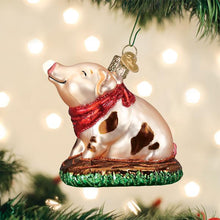 Load image into Gallery viewer, Piggy In The Puddle Ornament