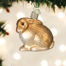 Load image into Gallery viewer, Tan Cottontail Bunny Ornament