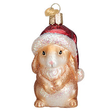 Load image into Gallery viewer, Standing Christmas Bunny Ornament