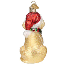 Load image into Gallery viewer, Holiday Yellow Labrador Puppy Ornament