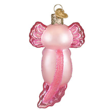 Load image into Gallery viewer, Axolotl With Candy Cane Ornament