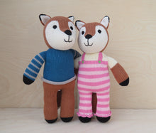 Load image into Gallery viewer, Fox in Blue Sweater