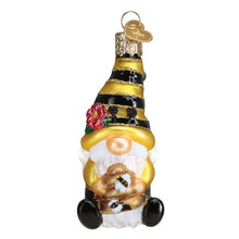 Load image into Gallery viewer, Bee Happy Gnome Ornament
