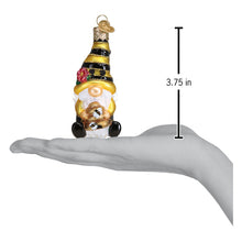 Load image into Gallery viewer, Bee Happy Gnome Ornament
