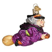 Load image into Gallery viewer, Witch On Broomstick Ornament