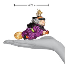 Load image into Gallery viewer, Witch On Broomstick Ornament