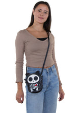Load image into Gallery viewer, Glow in the Dark Sugar Skull Cat Crossbody Bag