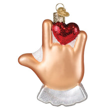 Load image into Gallery viewer, Love Sign Language Ornament
