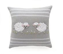 Load image into Gallery viewer, Lamb Throw Pillow ~ Grey