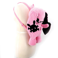 Load image into Gallery viewer, Pink Naughty Bunny Stuffed Backpack