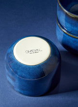 Load image into Gallery viewer, Stoneware Dinner Bowls | Youlha 25 oz ~ Indigo