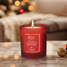 Load image into Gallery viewer, Frosted Cranberry Mandarin Candle
