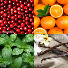 Load image into Gallery viewer, Frosted Cranberry Mandarin Candle