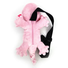Load image into Gallery viewer, Axolotl Plush Sling Backpack