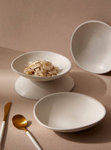 Load image into Gallery viewer, Handmade Stoneware Dessert Plate | Dadasi 7.9": Matte White ~ Set of 4