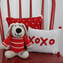 Load image into Gallery viewer, XOXO Mini Pillow ~ Red