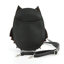 Load image into Gallery viewer, Glow in the Dark Skeleton Bat Shoulder Bag