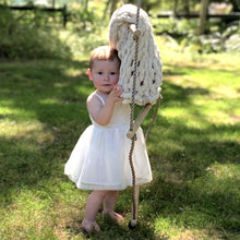Load image into Gallery viewer, Infinite Chunky Knit Blanket | Minky | Cuddle in Sand