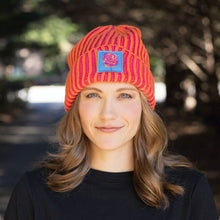 Load image into Gallery viewer, JM x BL Cosmic Color Contrast Hat ~ Tangerine