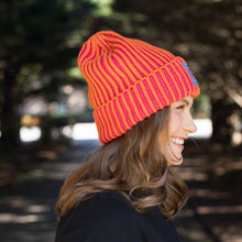 Load image into Gallery viewer, JM x BL Cosmic Color Contrast Hat ~ Tangerine