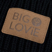 Load image into Gallery viewer, Vibe Cotton Cashmere Pom Hat ~ Black