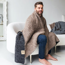 Load image into Gallery viewer, SURI Blanket | Black + Dark Brown