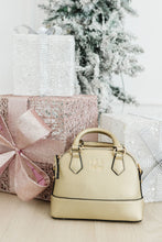 Load image into Gallery viewer, Gold Metallic Girl's Crossbody Purse