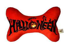Load image into Gallery viewer, Halloween Plush Bone Dog Toy - Boo