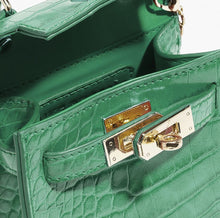 Load image into Gallery viewer, Infinite Retro Croc Micro Crossbody in Kelly Green
