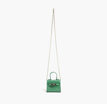 Load image into Gallery viewer, Infinite Retro Croc Micro Crossbody in Kelly Green