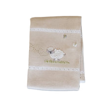 Load image into Gallery viewer, Lamb Baby Blanket ~ Ecru
