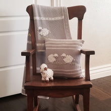 Load image into Gallery viewer, Lamb Baby Blanket ~ Grey