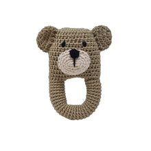 Load image into Gallery viewer, Crochet Bear Baby Toy