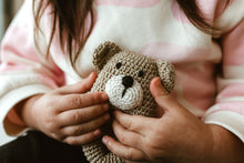 Load image into Gallery viewer, Crochet Bear Baby Toy