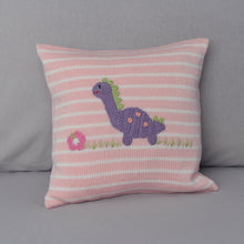 Load image into Gallery viewer, Dinosaur Pillow ~ Pink