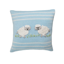Load image into Gallery viewer, Lamb Throw Pillow ~ Blue