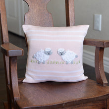 Load image into Gallery viewer, Lamb Throw Pillow ~ Pink