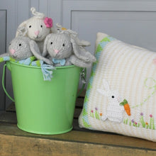 Load image into Gallery viewer, Bunny with Pastel Accessory Ornament ~ Set of 6