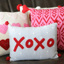 Load image into Gallery viewer, XOXO Mini Pillow ~ Red