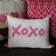 Load image into Gallery viewer, XOXO Mini Pillow ~ Pink
