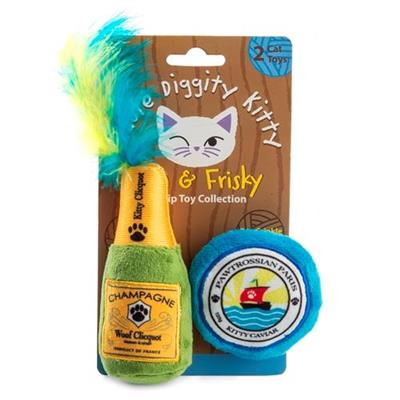 Kitty Clicquot (Bottle & Caviar) Organic Catnip Toys