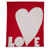 Load image into Gallery viewer, Love Throw Blanket By Susy Pilgrimwaters