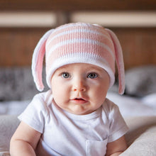 Load image into Gallery viewer, Baby Hat with Bunny Ears ~ Pink