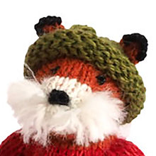 Load image into Gallery viewer, Fox in Sweater Ornament- Set of 3