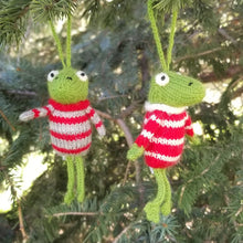 Load image into Gallery viewer, Frog Ornaments ~ Set of 2