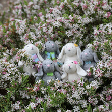 Load image into Gallery viewer, Bunny with Pastel Accessory Ornament ~ Set of 6