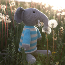 Load image into Gallery viewer, Elephant in Sweater ~ Blue