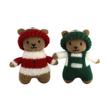 Load image into Gallery viewer, Swiss Christmas Bears Ornaments ~ Set of 2