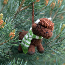 Load image into Gallery viewer, Highland Cow Ornaments ~ Set of 3